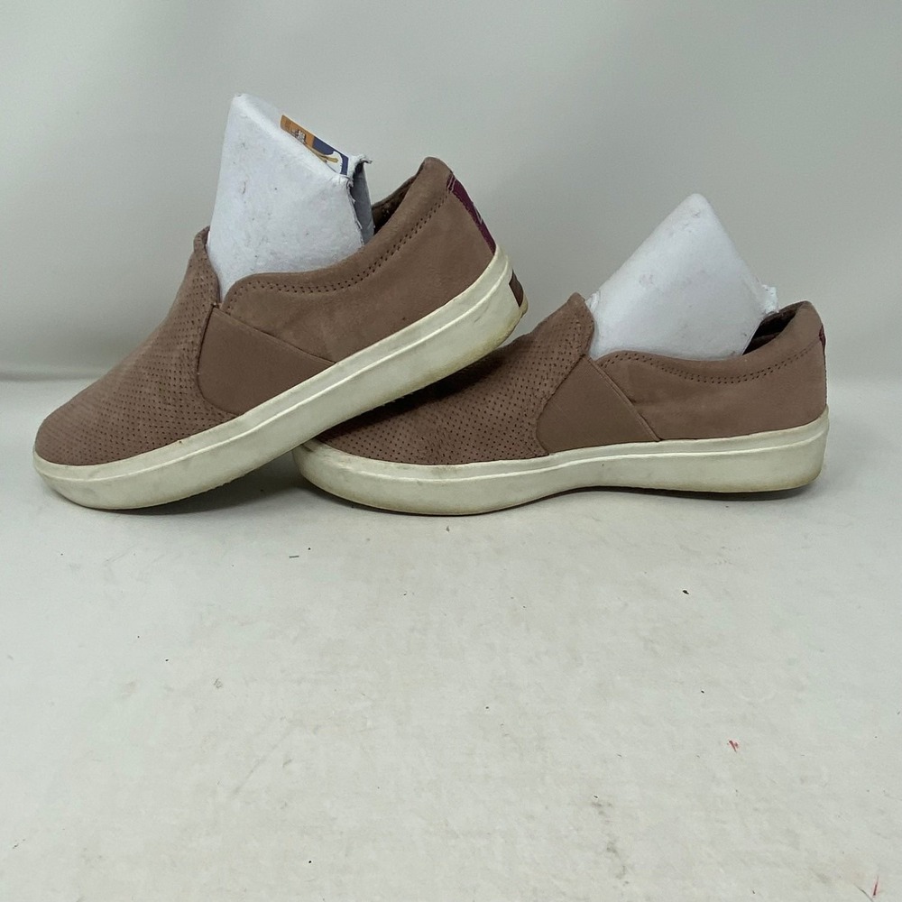Dr. Scholls Be Free Womens Slip On Sneakers Pink Perforated Faux Suede 7M - Picture 15 of 15